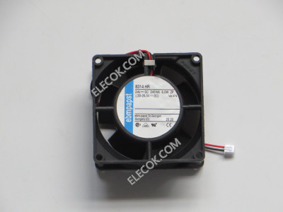 EBM-Papst 8314HR 24V 245MA 6W 2wires Cooling Fan refurbished 