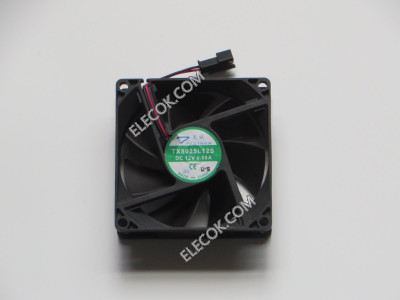 TIANXUAN TX8025L12S 12V 0,08A 8025 8cm 2 draden Ventilator 