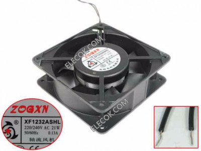 ZOGXN XF1232ASHL 220/240V 0,13A 21W 2wires Cooling Fan 