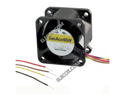 Sanyo 9WL0412P3G001 24V 0.2A 4wires Cooling Fan