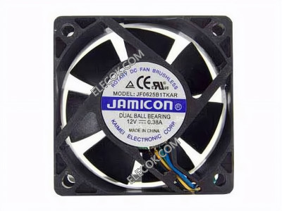 JAMICON JF0625B1TKAR 12V 0,38A 4wires cooling fan 
