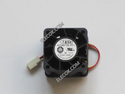 T&amp;T 4028M12B-PF1 12V 0,22A 3wires cooling fan 