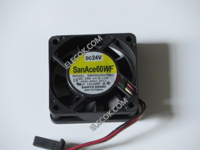 Sanyo 9WF0624H7D03 24V 0.12A 3wires Cooling Fan Refurbished