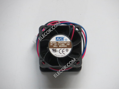 AVC DB04028B12U-FAF 12V 0.66A 3wires cooling fan