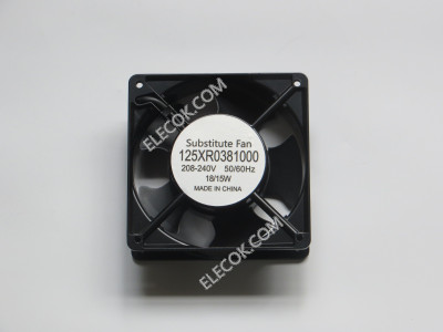 ETRI 125XR0381000 208-240V 18/15W 125/105MA Cooling Fan with plug connection Replace without test tråd 