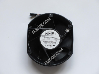 NMB 15050VA-24R-FT 24V 2.20A 3 kablar Kylfläkt with original kontakt refurbished 