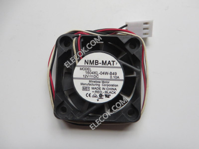 NMB 1604KL-04W-B49-M51 12V 0.10A 3 câbler Ventilateur 