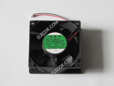 SERVO CNDC24B7V-038 24V 0,2A 4,8W 2 câbler ventilateur 
