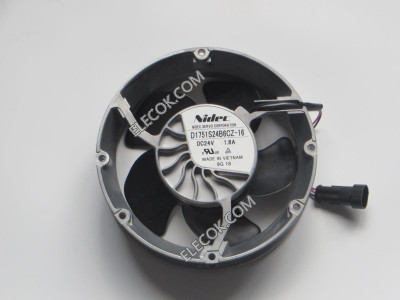 Nidec D1751S24B6CZ-16 24V 1,8A 2 câbler Ventilateur Inventory new 