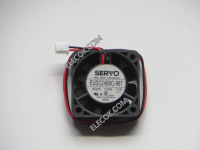 SERVO EUDC24B8C-967 24V 0.05A 1.1W 2선 냉각 팬 리퍼브 