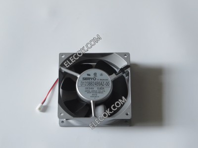 SERVO D1238B24B9AZ-00 24V 0.82A 2wires cooling fan  refurbishment