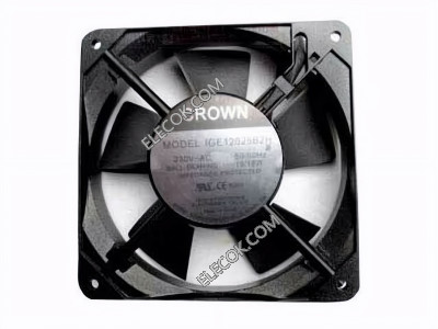 CROWN IGE12025B2H 230V 19/16W 2 draden Koeling Ventilator 