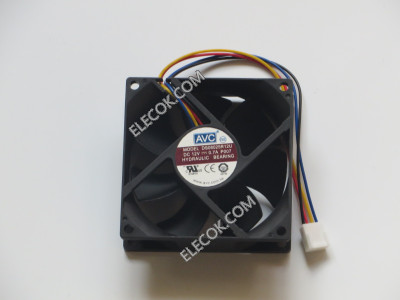 AVC DS08025R12U P007 12V 0.70A 4 cable enfriamiento ventilador 