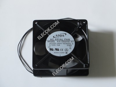 ADDA AA1282HS-AT-LF 220-240VAC 2 câbler AC Ventilateurs 120x120x38mm 