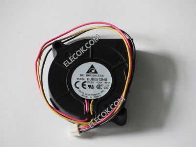 DELTA BUB0512HB 12V 0,24A 3wires Cooling Fan 