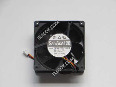 Sanyo 109R1224H1D011 24V 0.25A 12CM 12038 3wires industrial Fan