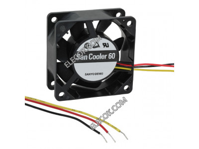 Sanyo 9A0624S401 24V 0.08A 3wires Cooling Fan with test speed function