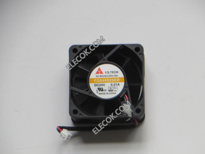 Y.S.TECH FD246025EB 24V 0.21A 2wires Cooling Fan new