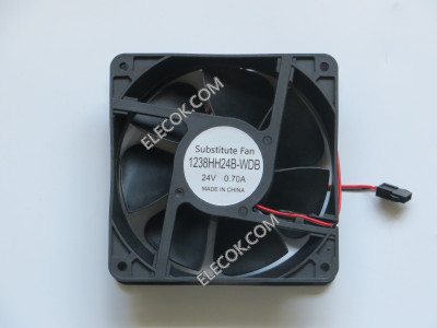 T&amp;T 1238HH24B-WDB 24V 0.70A 2 przewody Cooling Fan substitute 