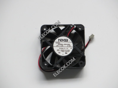 NMB 2006ML-05W-B50 24V 0,12A 2 cable Enfriamiento Ventilador reformado 