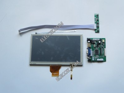 AT080TN64 INNOLUX 8.0" LCD Panel With VGA 2AV Reversing Driver Board with Berørelsespanel 