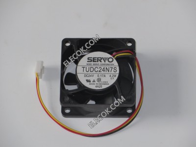 SERVO TUDC24N7S 24V 0,17A 4,2W 3wires cooling fan 