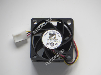 ARX FD0540-A1151D 5V 0,27A 3 ledninger Cooling Fan new 