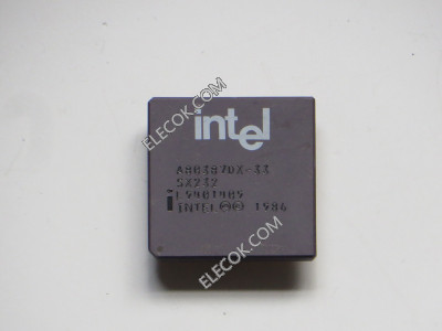 Intel A80387DX-33 CPU (Old Type) 33MHz  used