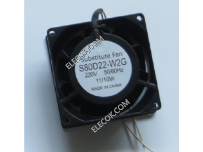 STYLE S80D22-W2G 220V 50/60HZ 11/10W 2wires Cooling Fan , replacement