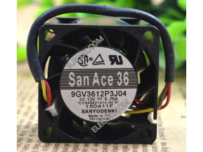 Sanyo 9GV3612P3J04 12V 0,75A 3 câbler Ventilateur 