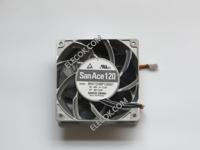 Sanyo 9HV1248P1G001 48V 2A 4wires Cooling Fan refurbished 