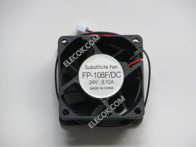 COMMONWEALTH FP-108F/DC 24V 0,12A 60x60x25mm 2 Câbler Ventilateur remplacer 