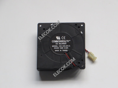 COMMONWEALTH CIC-120-24V-A 24V 0,32A 2wires cooling fan 