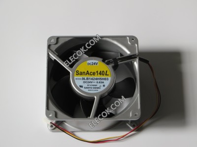 Sanyo 9LB1424H5H03 24V 0,63A 3wires Chłodzenie Fan without sensor Refurbished，replace 