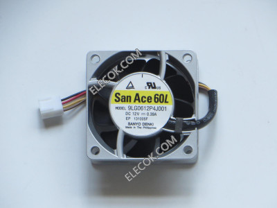 Sanyo 9LG0612P4J001 12V 390mA 4 cable Enfriamiento Ventilador 