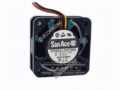 Sanyo 9PH0412N7D04 12V 0,26A 3 câbler Ventilateur 