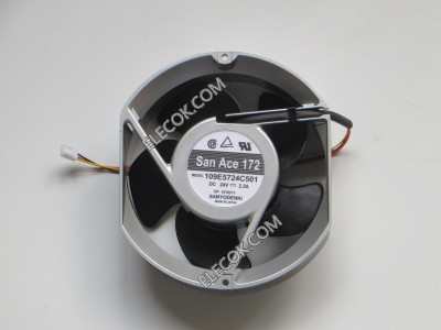 Sanyo 109E5724C501 24V 2.3A 55.2W 3wires Cooling Fan