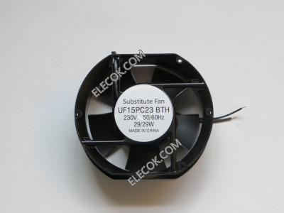 MECHATRONICS UF15PC23 BTH 230V 29W 2 câbler Ventilateur remplacement 