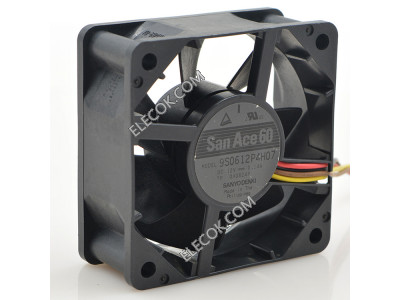 Sanyo 9S0612P4H07 12V 0,14A 4 cable Enfriamiento Ventilador 