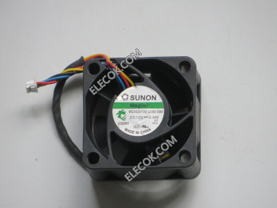 SUNON MC40201V2-Q000-S99 12V 0,9W 3 ledninger Kjølevifte 