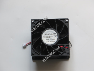 SERVO D0938X24B8CZ-40 24V 0,34A 8,16W 2wires Cooling Fan Substitute 
