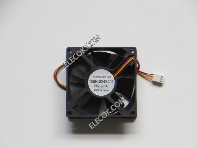 Sanyo 109R0824S401 8025 24V 0.1A 3wires  FAN, substitute