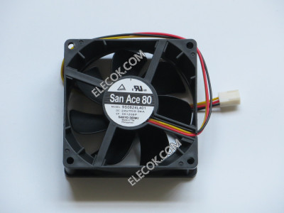 Sanyo 9S0824L401 24V 0,4A 3 wries Cooling Fan refurbished 