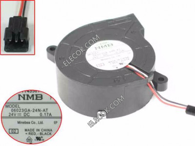 NMB 06023GA-24N-AT 24V 0,17A 3wires Cooling Fan 