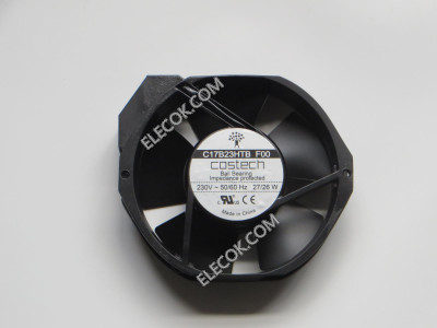 COSTECH C17B23HTB-F00 230VAC 27/26W 50/60HZ Enfriamiento Ventilador plug connection 
