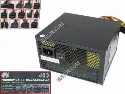 Cooler Master RS-460-PCAP-A3 Server - Power Supply 460W, RS-460-PCAP-A3, ATX,Used