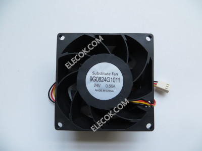 Sanyo 9G0824G1011 24V 0.56A 3wires Cooling Fan, substitute