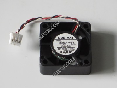 NMB 1204KL-01W-B39 5V 0.13A 3wires Cooling Fan