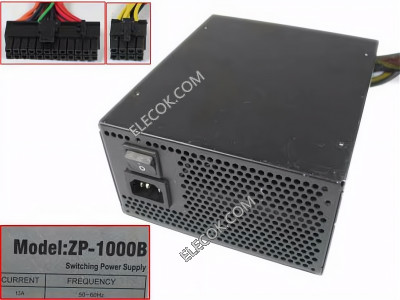 Coolmax ZP-1000B Server - Stroomvoorziening 1000W ZP-1000B ATX Gebruikt 