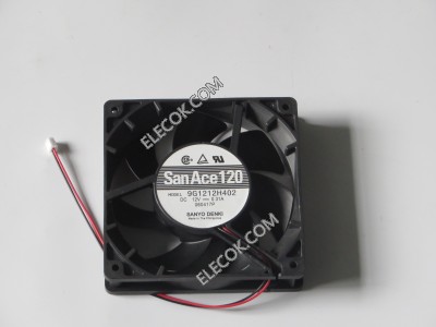 Sanyo 9G1212H402 12V 0,31A 2kabel Kühlung Lüfter Renoviert 
